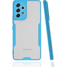 Kilifone - Galaxy A33 5g - Kılıf Kenarı Renkli Arkası Şeffaf Parfe Kapak