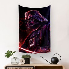 Star Wars Darth Vader Duvar Örtüsü Halısı 140 x 100 CM-70X100 cm