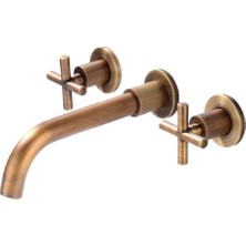 Fause Duvardan Ankastre Lavabo Bataryası Antik Eskitme KDA102-A