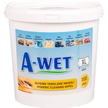 A-Wet Easy Wet Wipes Kova Islak Mendil 300'LÜ