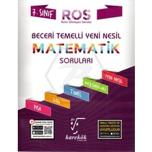 Karekök Yayıncılık 7. Sınıf Beceri Temelli Yeni Nesil Matematik Ros