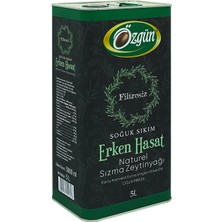 Özgün Zeytin & Zeytinyağı Teneke Soğuk Sıkım Erken Hasat 5 Lt