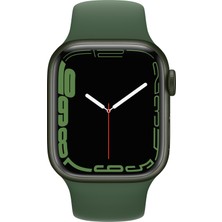 Apple Watch Series 7 Gps + Cellular, 41MM Yeşil Alüminyum Kasa ve Yeşil Spor Kordon - MKHT3TU/A