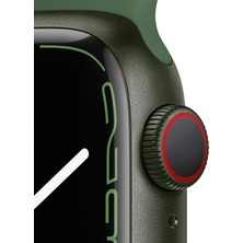 Apple Watch Series 7 Gps + Cellular, 41MM Yeşil Alüminyum Kasa ve Yeşil Spor Kordon - MKHT3TU/A