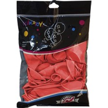 Kikajoy Pastel Kırmızı Balon 40'lı