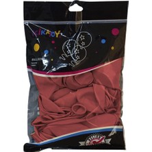 Kikajoy Pastel Bordo Balon 40'lı