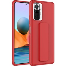 Techno Face Xiaomi Redmi Note 10 Pro Kılıf Qstand Kapak-Standlı Kapak-Kılıf