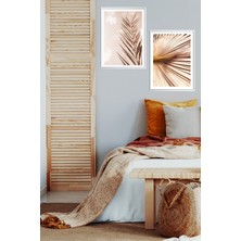 Linacci Ikili Alüminyum Palmiye Yaprağı Çerçeveli Poster Seti