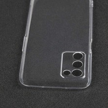 Case 4U Oppo A55 5g Kılıf Kamera Korumalı Süper Silikon Arka Kapak Şeffaf