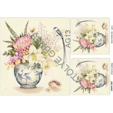 Lineart Pirinç Dekopaj Kağıdı LA-AG13