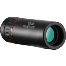 Xphone Store 30X25 Mini Taşınabilir Optik Monoküler Teleskop (Siyah) Siyah (Yurt Dışından)