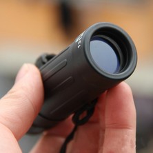 Xphone Store 8X21 Teleskop Kompakt Mini Kırmızı Filmi Monoculars Siyah (Yurt Dışından)