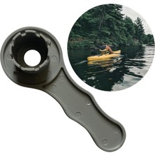 8 Groove Vidalı Hava Valfı Anahtar Spanner Kalesi Kayak Rafts Aksesuarları Gri( Yurt Dışından )