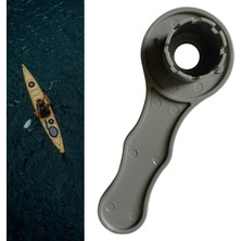 8 Groove Vidalı Hava Valfı Anahtar Spanner Kalesi Kayak Rafts Aksesuarları Gri( Yurt Dışından )