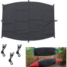 ST Decor Kayak Kokpit Kapak Seal Kokpit Koruyucu Ayarlanabilir Bungee Kablosu Toz Geçirmez L 145X75CM( Yurt Dışından )