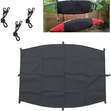 ST Decor Kayak Kokpit Kapak Seal Kokpit Koruyucu Ayarlanabilir Bungee Kablosu Toz Geçirmez L 145X75CM( Yurt Dışından )