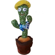 Birlik Oyuncak Dans Eden Kaktüs - 1 - Sarı Şapkalı - Mavi Gömlekli