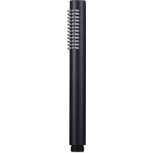 Fause El Duş Başlığı Pirinç Metal Oval Siyah KE101-B