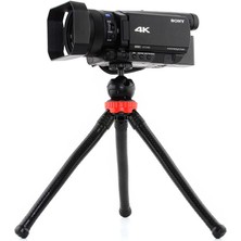 Ahtapot Bükülebilir Tripod 30cm 360 Derece Ayarlanabilir 320gr Selfie Telefon Tutuculu 3 Ayaklı All in one