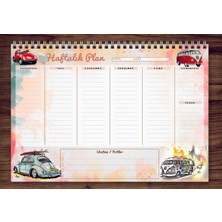 Express Planner A4 Haftalık Planlayıcı Cars Beetle