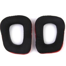 Yishe 2pcs Yedek Kulak Pedleri Earpads Kupa Kapak Logitech Kulaklıklar İçin Sünger Yastığı Kırmızı (Yurt Dışından)