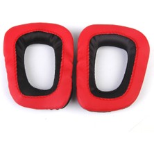 Yishe 2pcs Yedek Kulak Pedleri Earpads Kupa Kapak Logitech Kulaklıklar İçin Sünger Yastığı Kırmızı (Yurt Dışından)