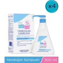 Sebamed Bebek Şampuanı 500ML Pompalı (Yenidoğanlar Için) (4 Lü Set)