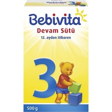 Bebivita Devam Sütü 500GR No:3 (12.aydan Itibaren) (6 Lı Set)