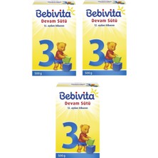 Bebivita Devam Sütü 500GR No:3 (12. Aydan Itibaren) (3 Lü Set)