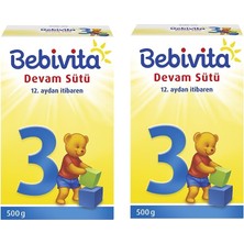 Bebivita Devam Sütü 500GR No:3 (12. Aydan Itibaren) (2 Li Set)