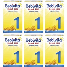 Bebivita Bebek Sütü 500GR No:1 (0-6 Ay) (6 Lı Set)