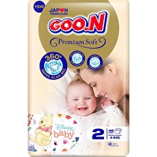 Goon Premium Soft Bebek Bezi Beden:2 (4-8kg) Mini 230 Adet Jumbo Mega Pk