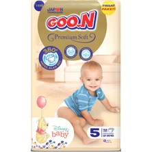 Goon Premium Soft Bebek Bezi Beden:5 (12-20KG) Junior 156 Adet Aylık Fırsat Pk