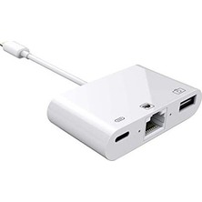 Blue Wings Apple Iphone/ipad Lightning To Ethernet RJ45 Dönüştürücü Adaptörü