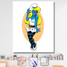 WebStyle Sayılarla Boyama Seti Kasnaklı Şirine Cazibesi 60 x 75 cm