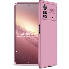 CoverZone Xiaomi Poco X4 Pro 5g ile Uyumlu Kılıf Soft Hard Koruma Ays Rosegold