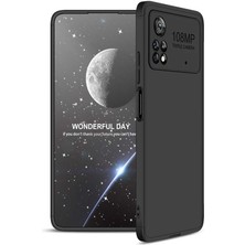 CoverZone Xiaomi Poco X4 Pro 5g ile Uyumlu Kılıf Soft Hard Koruma Ays Siyah