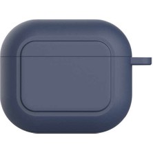 Ally Apple Airpods 3 Için Kancalı Ultra Ince Silikon Kulaklık Kılıfı