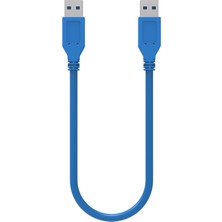 Aogo 30CM USB 3.0 Erkek Erkek Kablo USB 3.0 Tip A Erkek M/m 30 cm