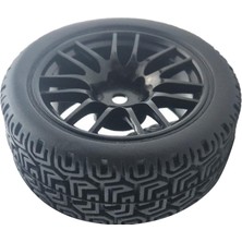 Tashow Hex 12MM Yol Lastikleri Rc Araba Düz Çalıştır C Hassas Tamiya Çeşitli Renk Siyah (Yurt Dışından)