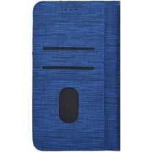 Case Street Casestreet Samsung Galaxy A6 Plus 2018 Kılıf Kartvizitli Exclusive Spor Cüzdan Lacivert