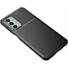 Casestreet Samsung Galaxy M23 Kılıf Negro Karbon Kamera Korumalı Silikon Lüx Siyah