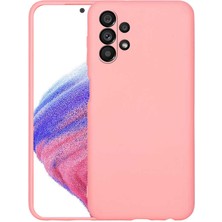 Smcase Samsung Galaxy A33 5g Kılıf Mara Lansman Silikon Mat Soft Korumalı Pembe