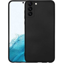 Dlrcase Samsung Galaxy S22 Kılıf Mara Lansman Silikon Mat Soft Korumalı Siyah