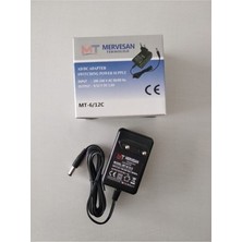 Mervesan MT-6/12C 6-12 V Dc 1 Amper Dc Jak Akü Şarj Adaptörü