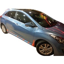 Hyundai I30 (2011-2016) Custom Yan Marşpiyel Seti (Plastik)