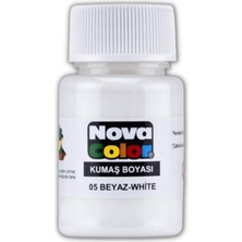 Nova Color Kumaş Boyası Tişört Çanta Tekstil Boyası 30 ml 1 Adet Nova Color Kumaş Boyası 1 Adet
