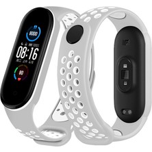 Xiaomi Mi Band 3 / 4 Kordon Nike Spor Delikli Kordon