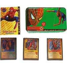 PopŞeker Spiderman Işıklı Figür, Işıklı Maske, Işıklı Sesli Topaç ve 55 Kartları 4 Ürün Birden Spiderman Set