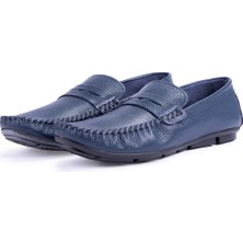 Ducavelli Artsy Hakiki Deri Erkek Günlük Ayakkabı, Rok Loafer Ayakkabı